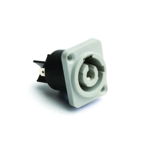 [HP-3-MDG] CONECTOR CHASIS, 3 POLOS, CARCASA TERMOPLASTICA GRIS,SALIDA DE ENERGIA (POWER OUT)