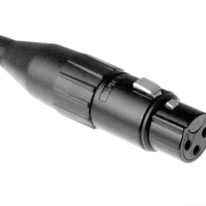 [AC3FB] JACK XLR 3 PINES NIQUELADO, NEGRO