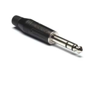 [ACPS-GB] PLUG STEREO 1/4" NEGRO STANDARD NIQUEL