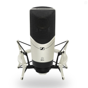 Sennheiser MK4 Set – Set de micrófono de condensador cardioide y shockmount MKS 4.