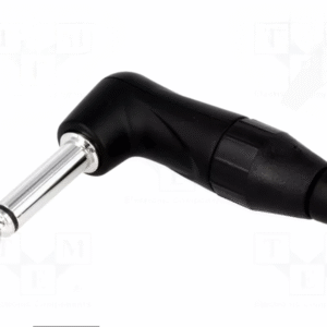 [TM2RBJ*] PLUG MONORAL 1/4'' EN ANGULO EN ANGULO, NEGRO, PROFESIONAL.